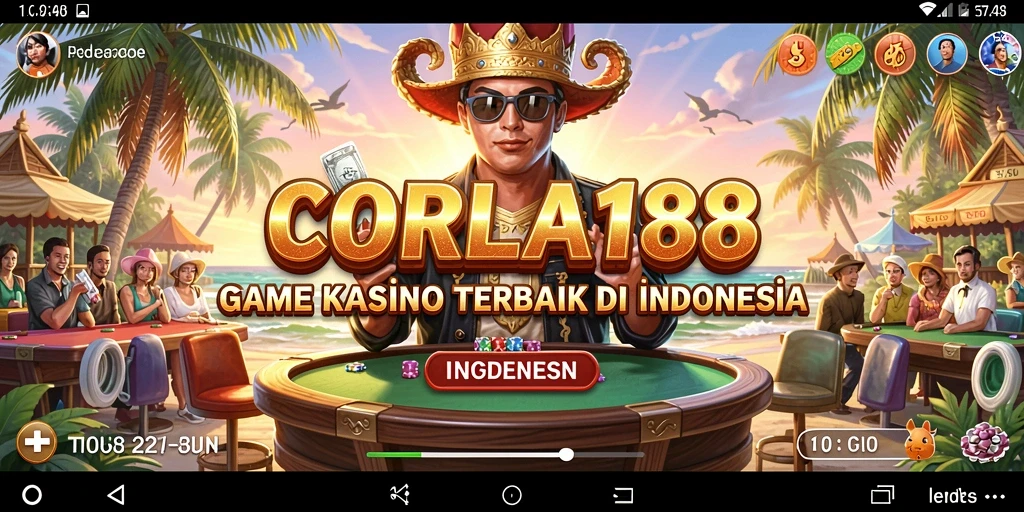 Tampilan gameplay Kasino CORLA188 yang mendebarkan dan penuh aksi.