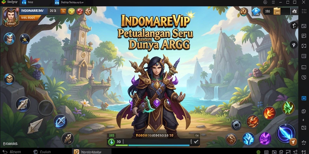 Screenshot dari gameplay ARPG yang menegangkan di INDOMAREVIP.