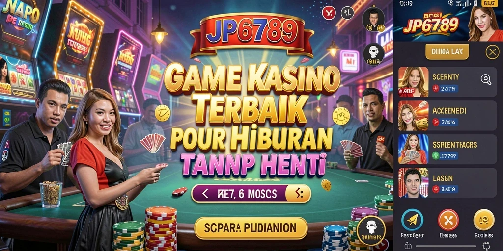 Screenshot gameplay JP6789 yang menampilkan pengalaman kasino yang mendebarkan.