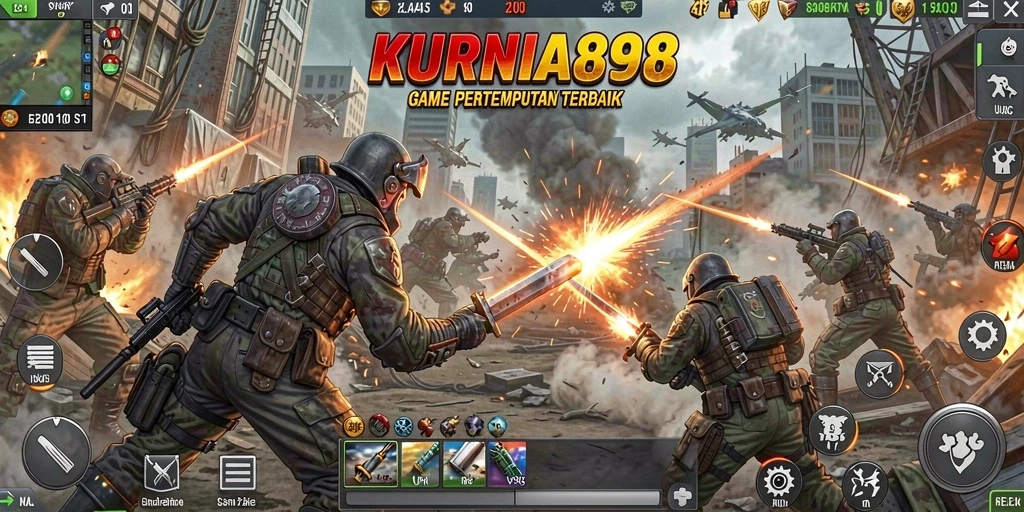 Tampilan menyerbu dalam KURNIA898 dengan unit strategis beraksi.