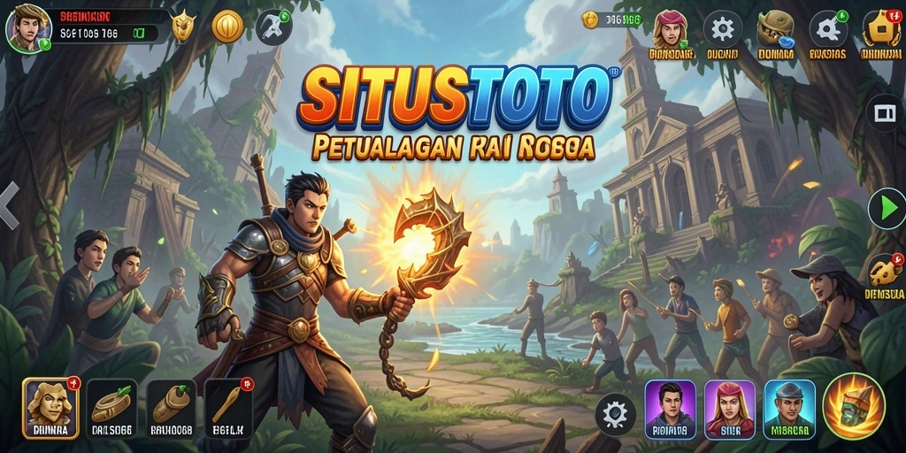 Gameplay SITUSTOTO yang penuh aksi dan petualangan.
